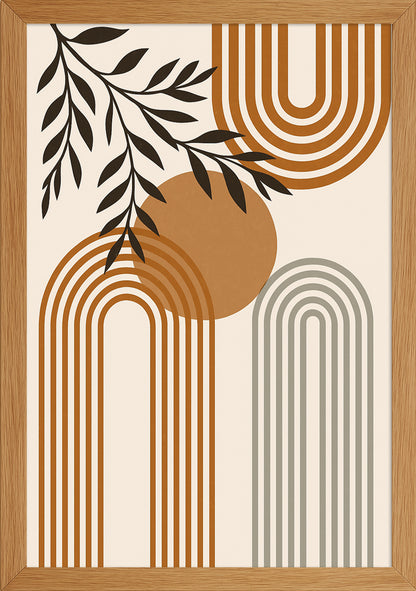 Çizgisel Formlar Posteri-9