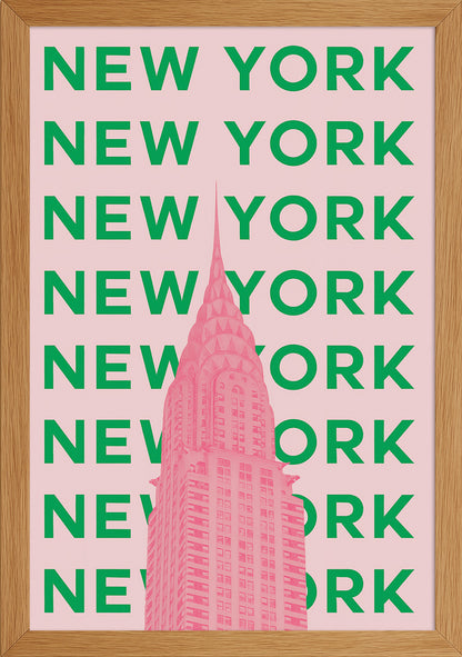 New York Empire State Binası Posteri