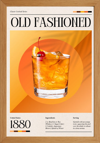 Old Fashioned 1880 Posteri