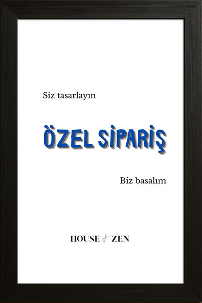 kişiye özel tasarım poster