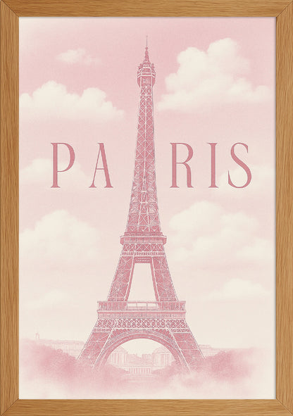 Pembe Tonda Paris Posteri