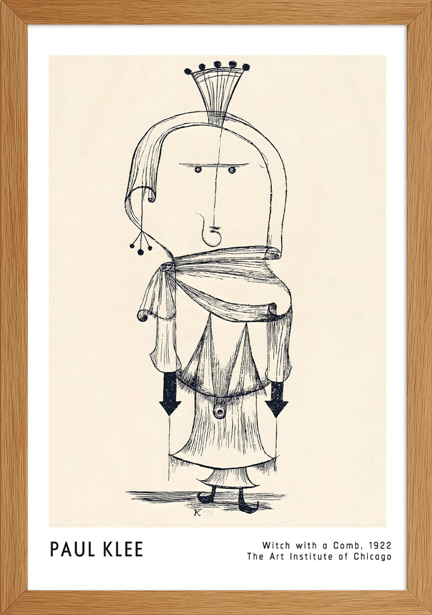 Paul Klee - Witch With A Comb, 1922 Posteri