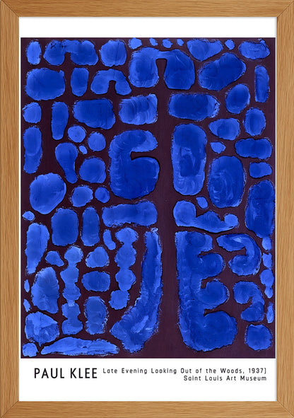 Paul Klee - Late Evening Looking Out Of The Woods, 1937 Posteri