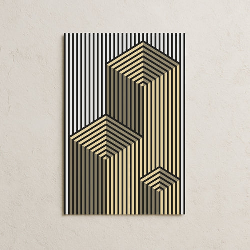 Kübik Çizgiler Posteri