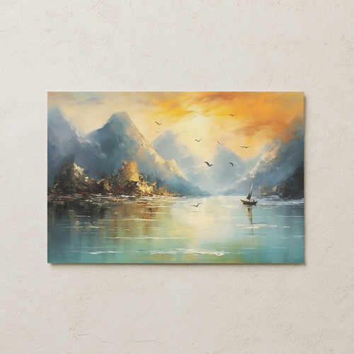 Yağlı Boya Manzara Posteri