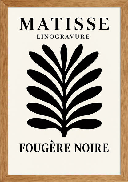 Matisse Fougere Noire Posteri