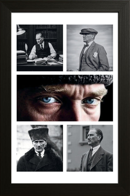 Atatürk Kolaj Posteri