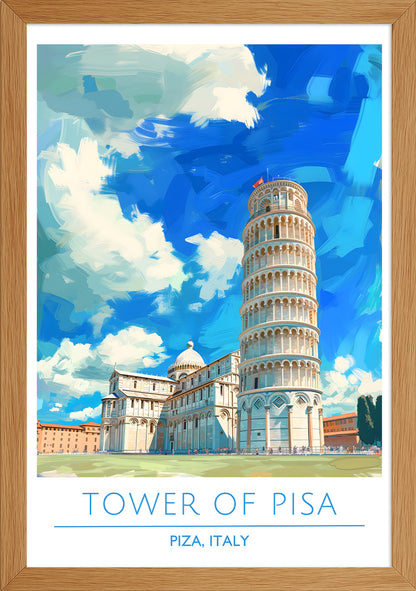 Tower Of Pisa Posteri