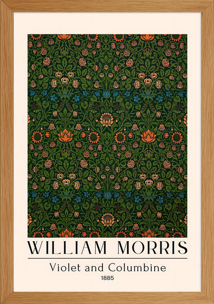 William Morris Violet and Columbine Posteri