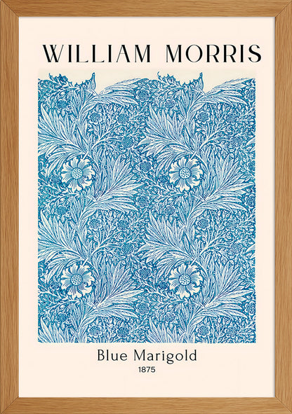 William Morris Blue Marigold Posteri